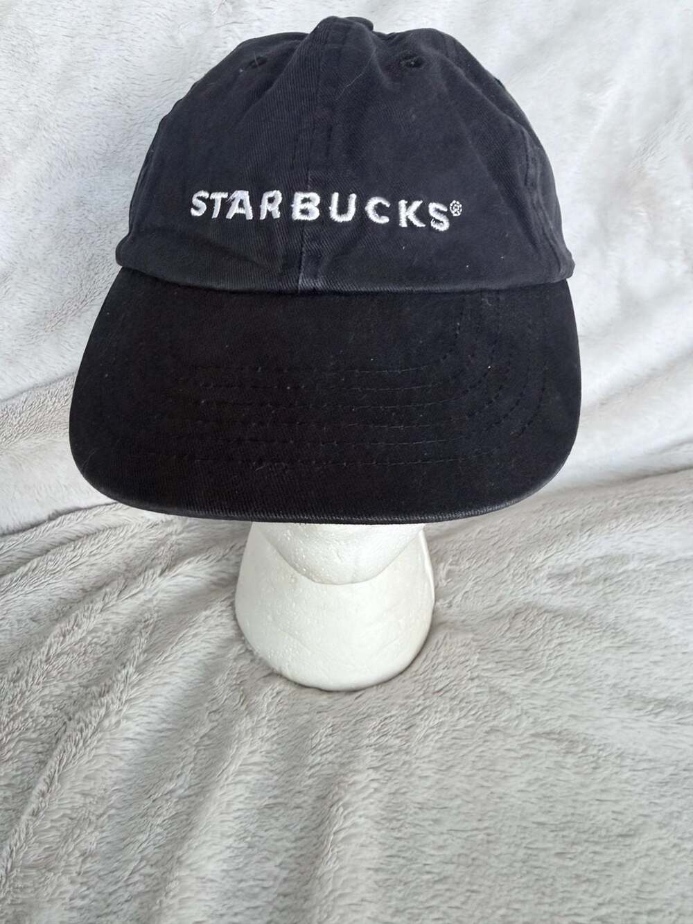 Starbucks Barista Employee Uniform Embroidered Spell Out Baseball Cap